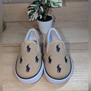 Polo by Ralph Lauren Kids' Tan Slip-On Shoes